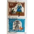 Germany - 1967 - Charity Stamps - Fairy tales - 2 Used stamps