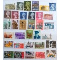 GB - Mixed Lot of 33 Used stamps