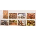 Umm Al Qiwain - Mixed Lot of 8 Cancelled stamps (Theme: Animals)