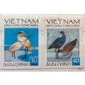 Vietnam - 1972 - Birds - 2 Used Hinged stamps