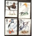 GB - 1989 - Birds - Set of 4 Used stamps