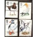 GB - 1989 - Birds - Set of 4 Used stamps