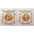Romania - 1964 - Olympic winners - 2 Cancelled stamps
