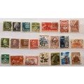 Denmark - Mixed Lot of 22 Used stamps