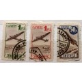 Spain - 1945 - Iberia - 2 Used stamps (Cinderellas)