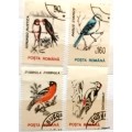 Romania - 1993 - Birds - 4 Used stamps