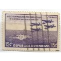 Dominican Republlc - 1937 - Vuelo Panamericano - 1 Used Hinged stamp
