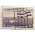 Dominican Republlc - 1937 - Vuelo Panamericano - 1 Used Hinged stamp