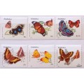 Zimbabwe - 1992 - Butterflies - Set of 6 Unused stamps