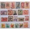 Belgian Congo - Mixed Lot of 22 Used stamps