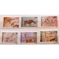 Zimbabwe - 1982 - Rock Paintings - Set of 6 Unused stamps