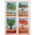 Zimbabwe - 1981 - Tree Day - Set of 4 Unused stamps