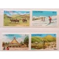 Lesotho - 1970 - Tourism - 4 Unused Hinged stamps