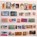 USA - Mixed Lot of 30 Used stamps