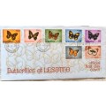 Lesotho - 1973 - Butterflies - FDC