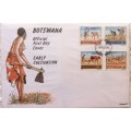 Botswana - 1988 - Early Cultivation Techniques - FDC