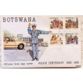 Botswana - 1985 - Police Centenary - FDC