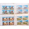 Lesotho - 1983 - Bicentenary of Manned Flight - Set of 4 Blocks of 4 stamps Mint