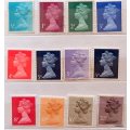 GB - Elizabeth II - Mixed Lot of 12 Unused stamps