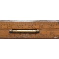 Vintage Carpenter`s Folding Ruler - 3 ft Rabone Boxwood - Made in England No. 1190
