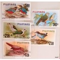 Philippines - 1979 - Local Birds - 5 Used stamps