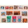 Zimbabwe - Mixed Lot of 15 Used stamps