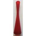 Red Glass Vase -