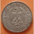 Germany - 1936 - 5 Reichsmark (Paul von Hindenburg) - Silver