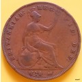 GB - 1855  - Victoria - One Penny - Copper