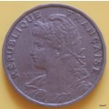 France -1904 - 25 Centimes - Nickel