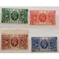 GB - 1935 - George V - Silver Jubilee - Set of 4 Mint stamps