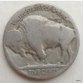 USA -  1913-1938  - 5 Cents - Buffalo Nickel - Copper-nickel **gap filler**