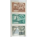 Belgium - 1943 - Winter Help - 3 Unused Hinged stamps