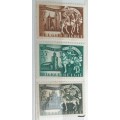 Belgium - 1943 - Winter Help - 3 Unused Hinged stamps