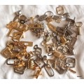 Mixed Lot of Fittings for Handbag Making (Buckles, Strap attachments, clasps, etc)