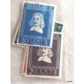 Jan van Riebeeck - 1952 - Netherlands Bank of South Africa - Set of 4 Mint  Postage Stamps