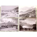4 Unused Black & White Post Cards - Camps Bay/Lions Head/Sea Point/Oudekraal