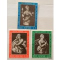 Vatican - 1962 - 21st Ecumenical Council of the Roman Catholic Church - 3 Unused Hinged stamps