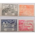 Northern Rhodesia - 1949 - UPU - Set of 4 Mint stamps