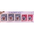 Rhodesia - 1970 - Decimal - Revenue - 5 Used stamps on paper