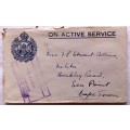 Envelope - On Active Service - SAAF - Dated 4-7-1941 at Voortrekkerhoogte