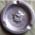 Trench Art SAAF Emblem in Moulded aluminium Ashtray