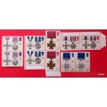 GB - 1990 - Gallantry Awards - 2 Sets of 5 each Mint stamps