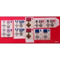 GB - 1990 - Gallantry Awards - 2 Sets of 5 each Mint stamps