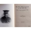 The West Riding Territorials in the Great War - Laurie Magnus - Hardcover 1920
