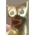 Brass Cat Ornament