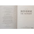 Reader`s Digest Reverse Dictionary - Hardcover