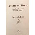 Letters of Stone - Steven Robins - Paperback  **Signed by Author**