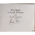The Right to Look Human (An Autobiography) - Jack Penn - **1st edition Signed**