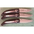 D.O.W - 3 Pocket Knives (Handles have cracks)